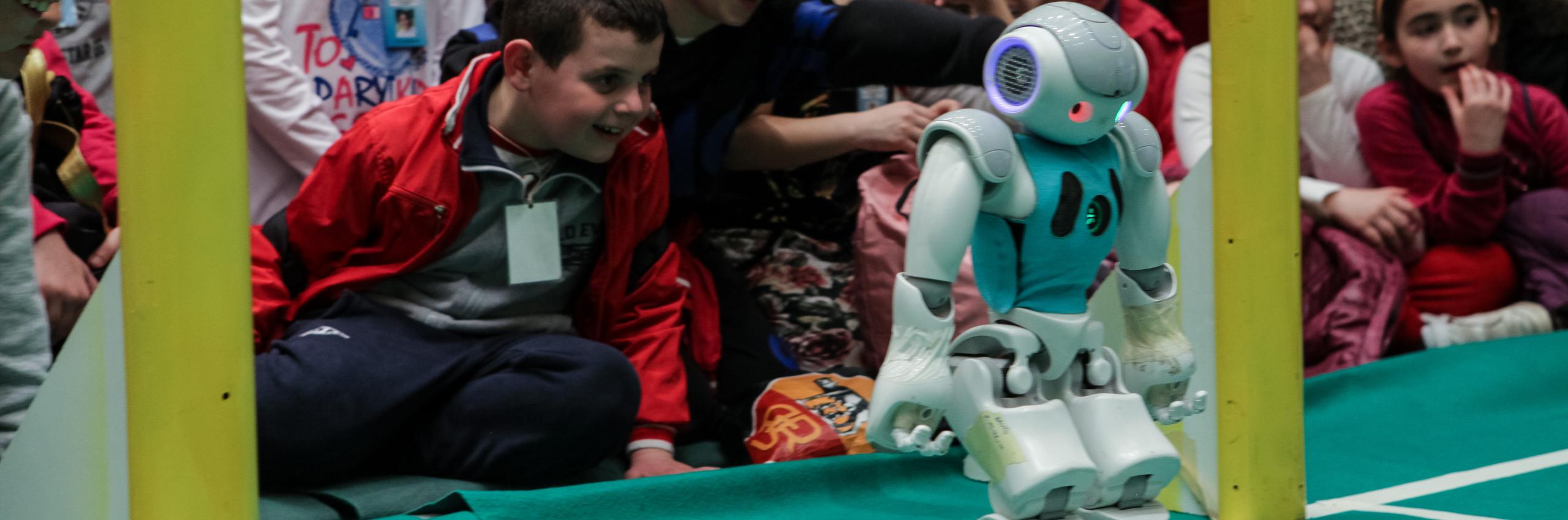 RomeCup in Campidoglio con Nao
