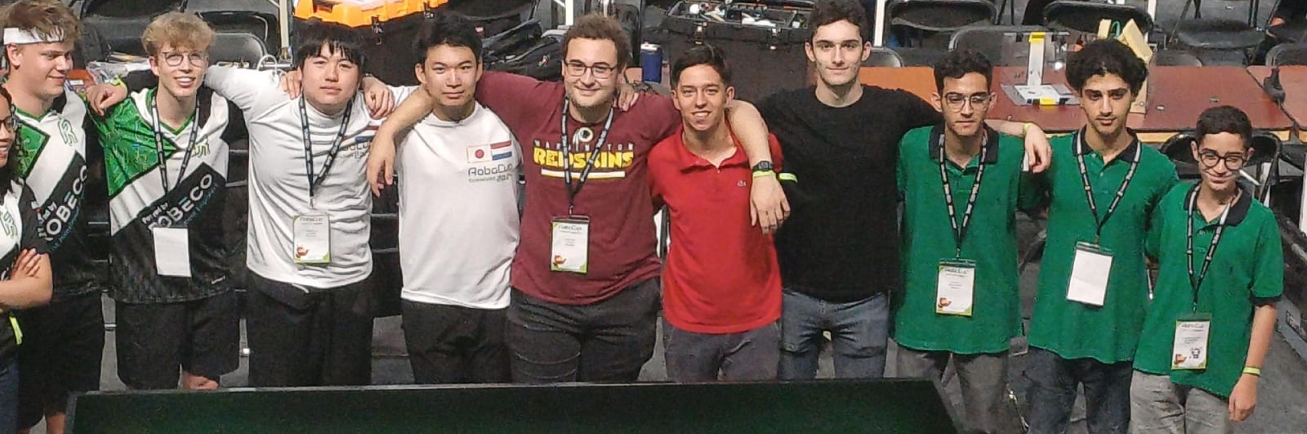 Il team di Piazza della Resistenza a RoboCup