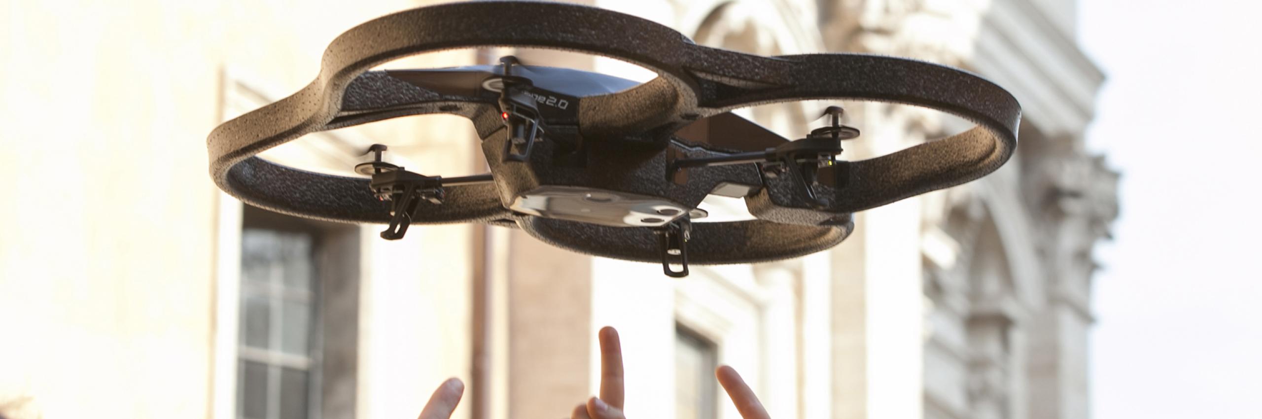 Un drone in Campidoglio