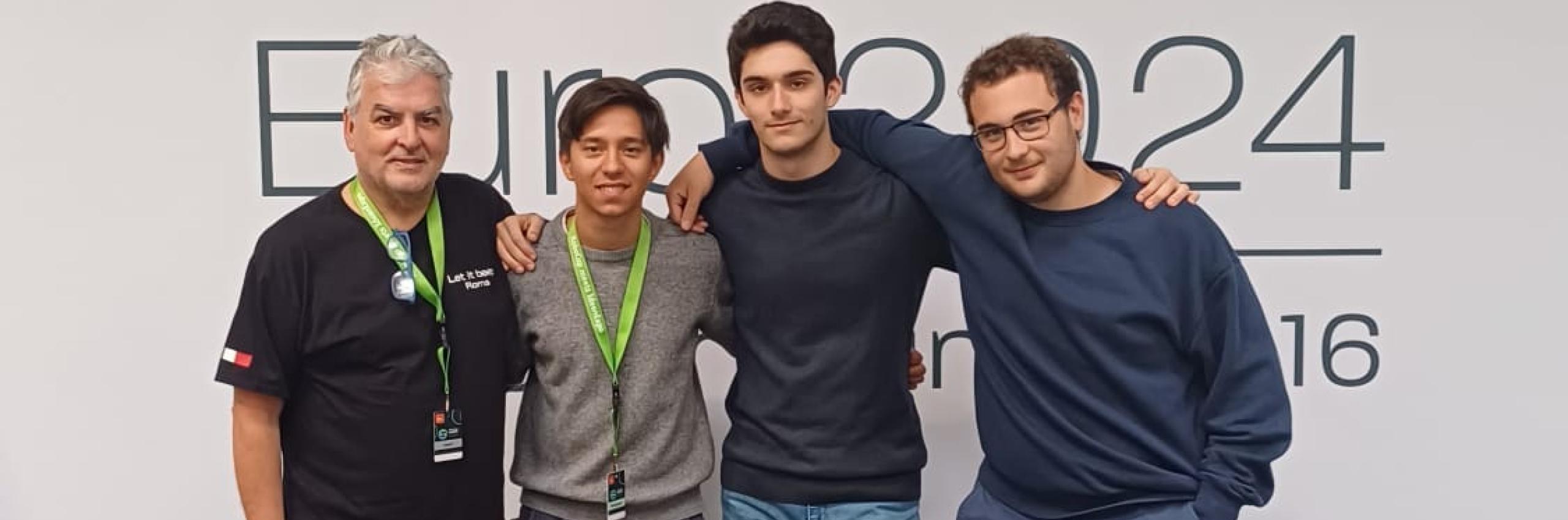 Il team di Piazza della Resistenza a RoboCup 