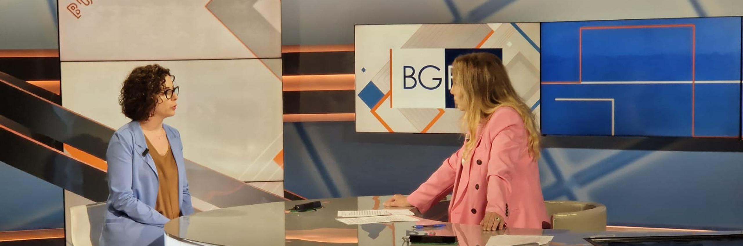 Elisa Amorelli ospite a Buongiorno Regione Lazio su Rai 3