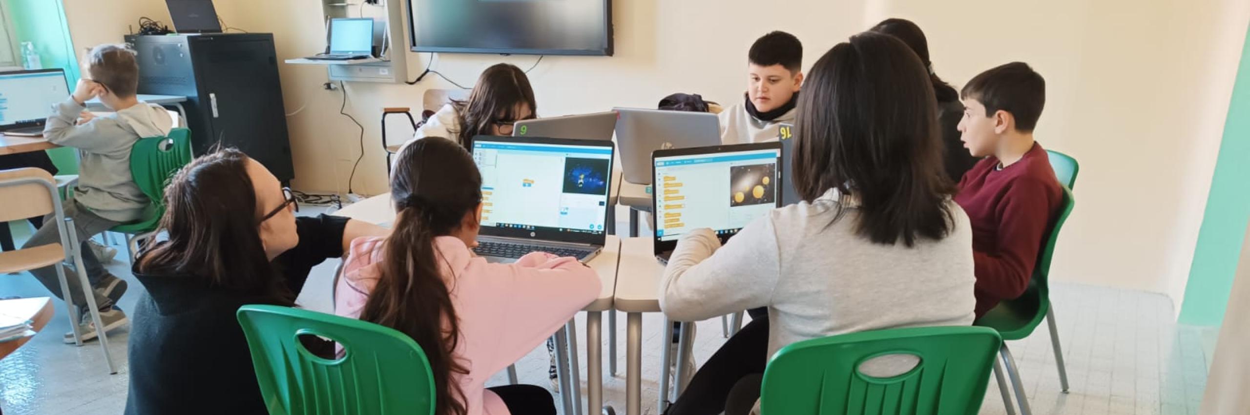 Coding Girls a Torino nell'istituto comprensivo A. Manzoni