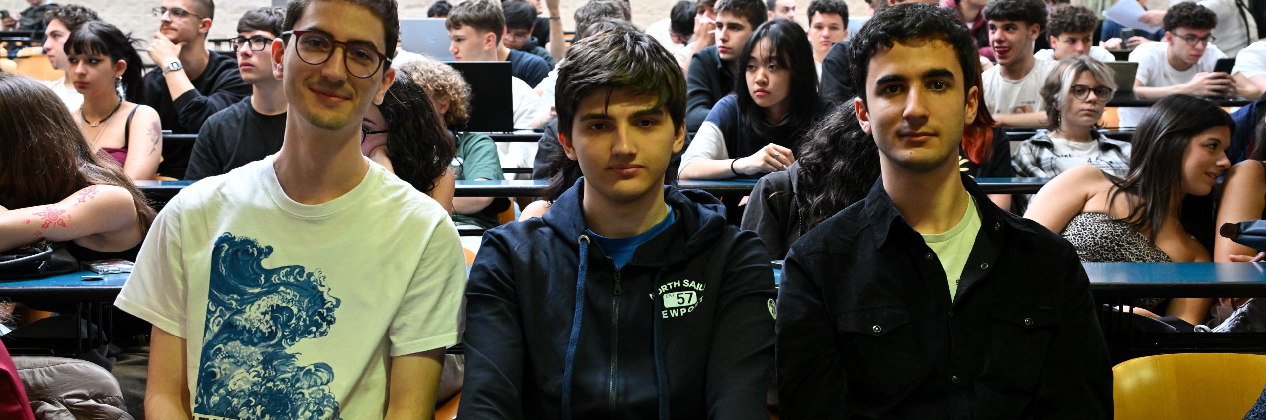 Jacopo Di Pumpo con Leonardo Mattei e Kristjan Tarantelli alla RomeCup 2025