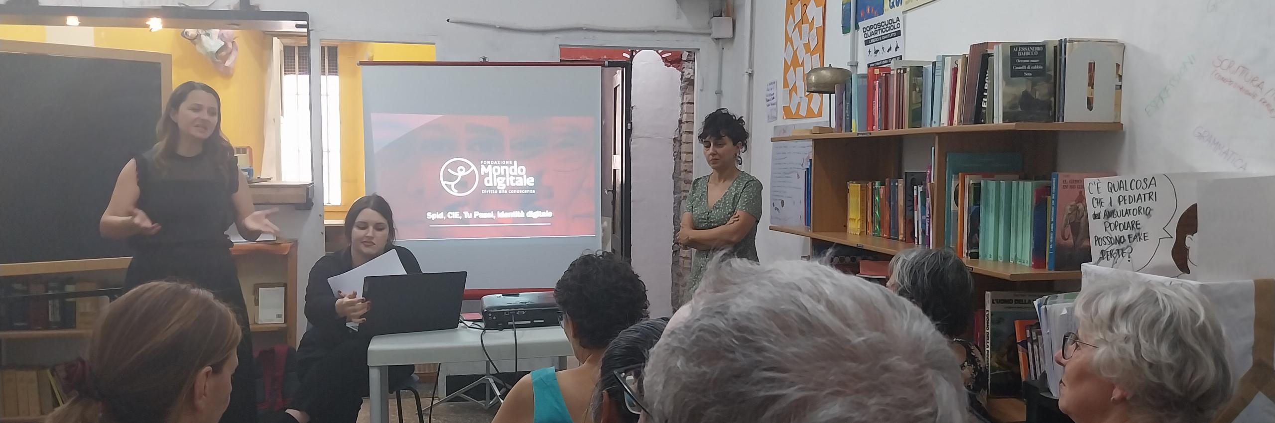 Quarticciolo, laboratorio di cittadinanza digitale