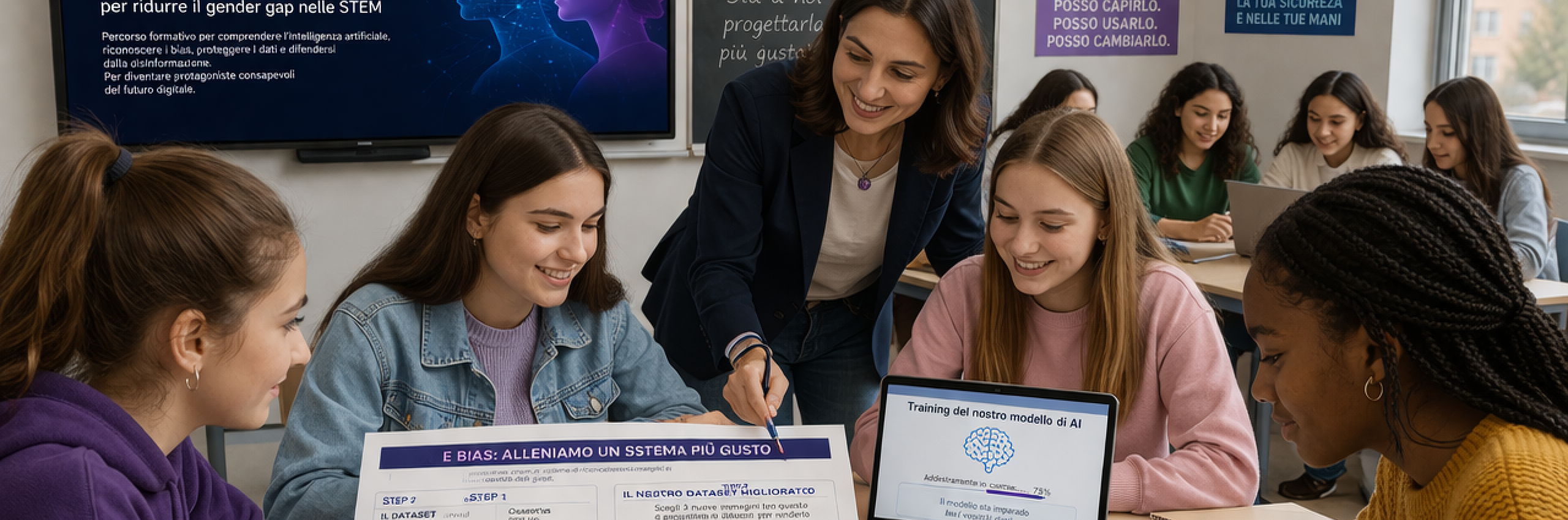 Dati, bias, sicurezza e informazione per ridurre il gender gap nelle STEM