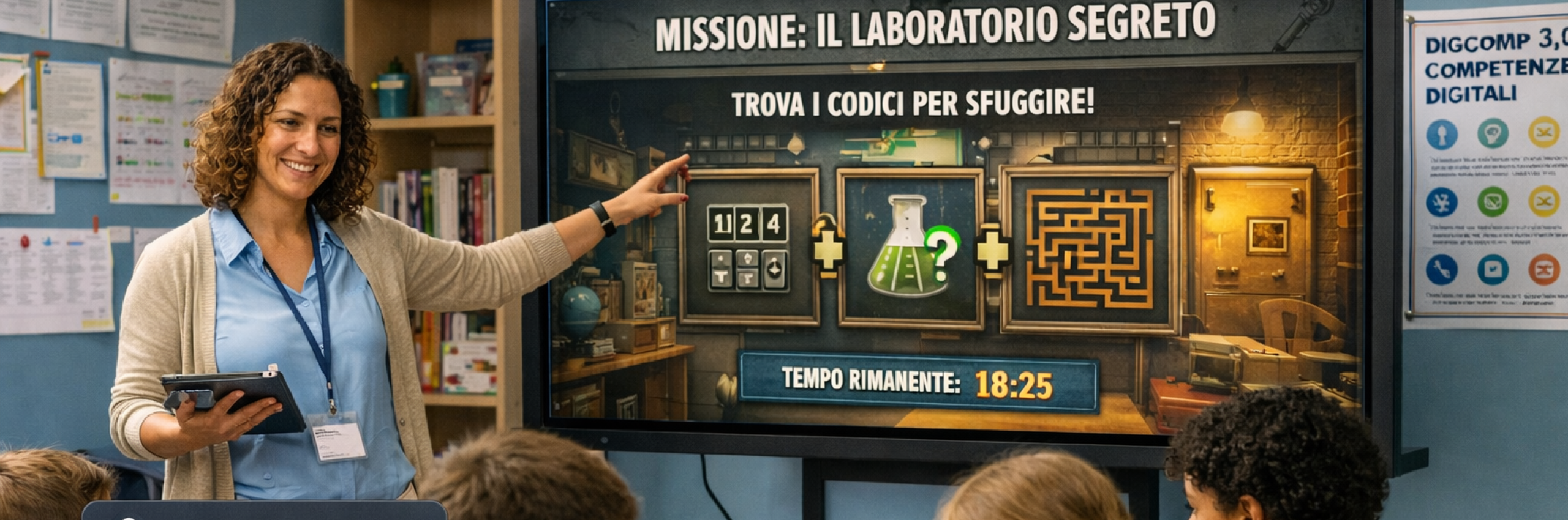 Ital.IA Lab for School, nuovo webinar sull'uso didattico della Digital Escape Room
