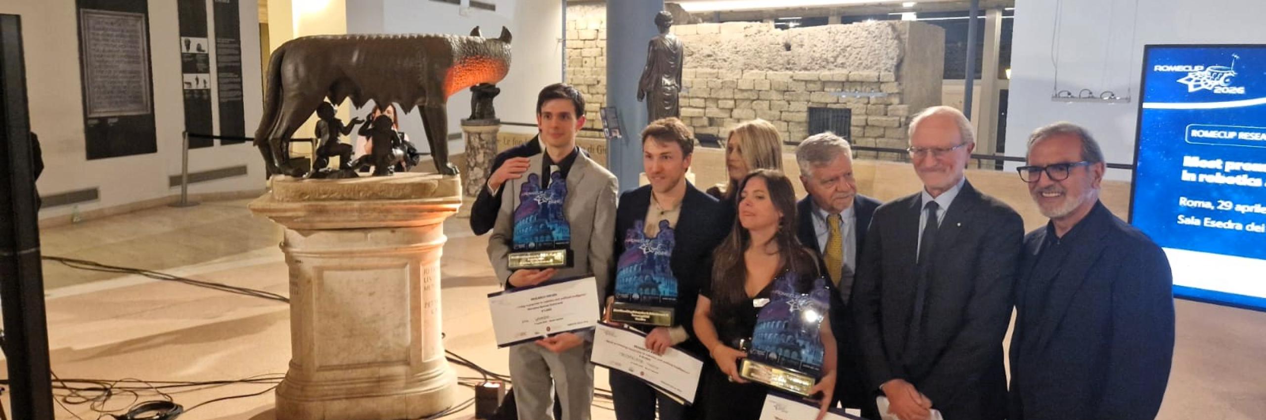 I vincitori della quarta edizione del "Most Promising Researcher in Robotics and Artificial Intelligence"