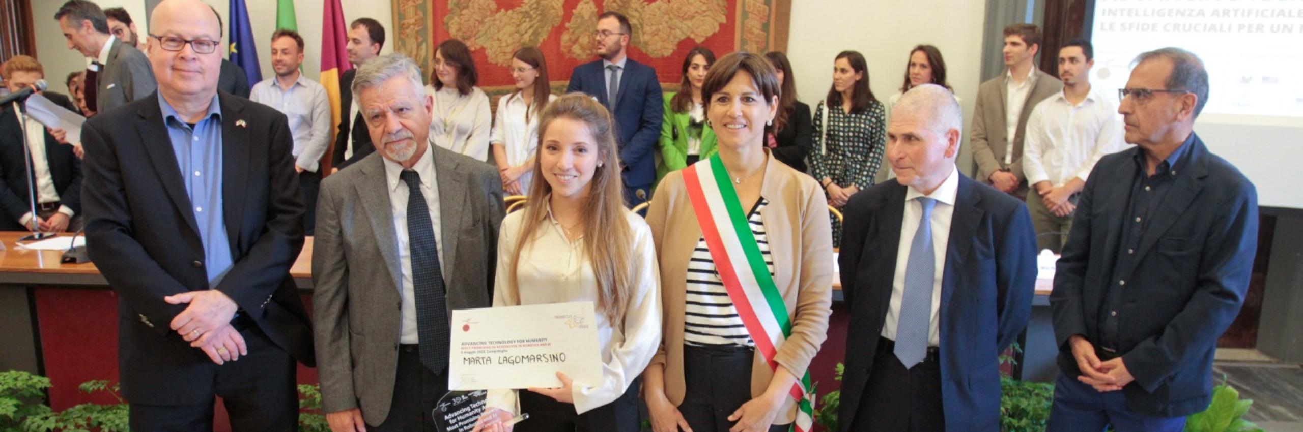 Marta Lagomarsino Mirta Michilli, Marta Lagomarsino, Eugenio Guglielmelli