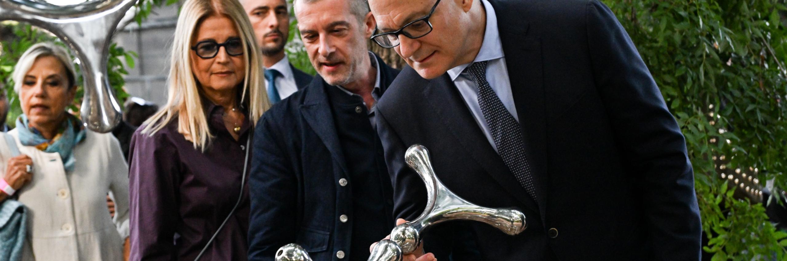 Con il sindaco Gualtieri nell'Orto botanico di Roma
