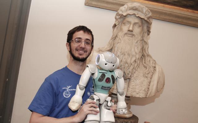 RomeCup in Campidoglio con Nao