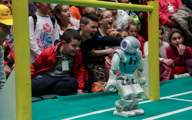 RomeCup in Campidoglio con Nao