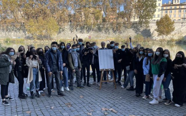 Un flash mob contro il femminicidio