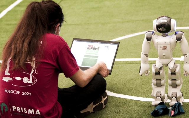RomeCup in Campidoglio con Nao