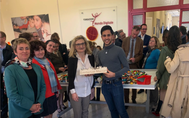 delegazione francese alla Palestra dell'Innovazione