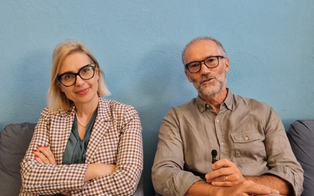 Rosanna Silvaggio e Ilario Titonel, docenti del progetto Diga