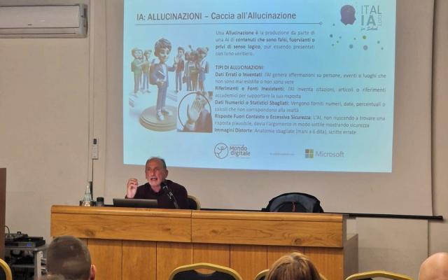 Gaetano Manzulli al Sito di Lecce