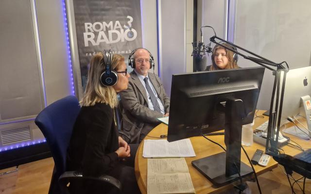 Mirta Michilli e Massimiliano Fiorucci a Roma Tre Radio