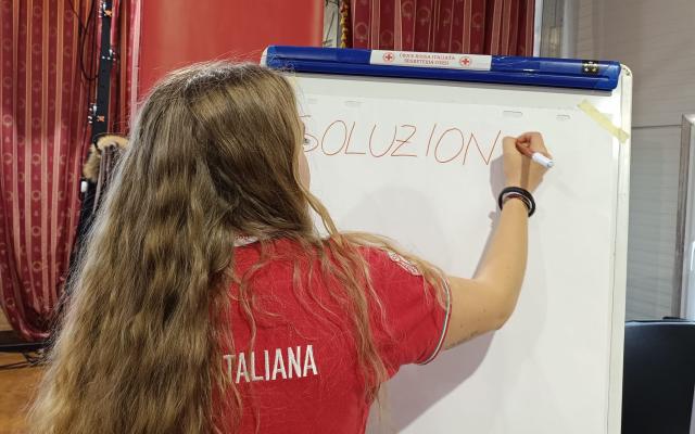 Con la Croce Rossa Italiana a Settimo Torinese