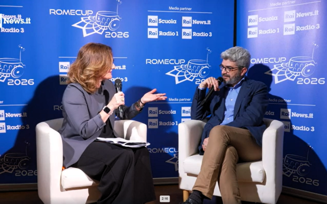 Alla RomeCup 2026 Alfio Ferrara riflette su intelligenza artificiale, curiosità e pensiero critico