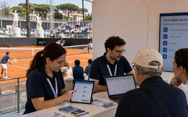 Con i facilitatori digitali agli Internazionali di tennis