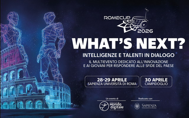 19ª edizione di RomeCup, a Roma dal 28 al 30 aprile 2026  