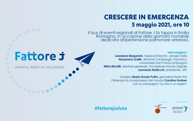 Fattore J: la tappa conclusiva in occasione della Giornata Mondiale dell'Ipertensione Arteriosa Polmonare