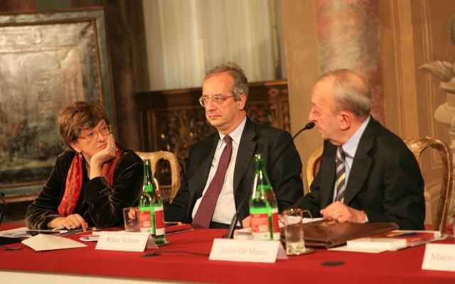 Gramaglia, Veltroni, De Mauro